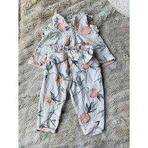 COPY - Baby Sleeveless tank w/ tie elastic pull o…